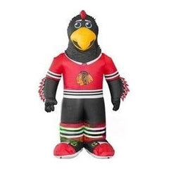 7' ANHL Chicago Blackhawks Tommy Hawk Mascot by Gemmy Inflatables