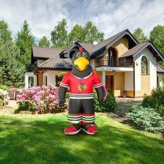 Gemmy Inflatables Inflatable Party Decorations 7' ANHL Chicago Blackhawks Tommy Hawk Mascot by Gemmy Inflatables 576062