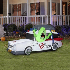 7' Ghostbuster's Ecto-1 Mobile w/ Slimer by Gemmy Inflatables