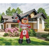 Image of Gemmy Inflatables Inflatable Party Decorations 7'H NCAA Inflatable Ohio State Brutus Mascot by Gemmy Inflatables