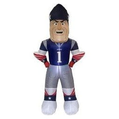 7' NFL Inflatable New England Patriots Pat Patriot Mascot by Gemmy Inflatables