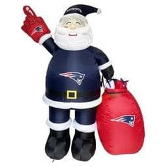 Gemmy Inflatables Inflatable Party Decorations 7' NFL New England PATRIOTS Santa Claus by Gemmy Inflatables 620292