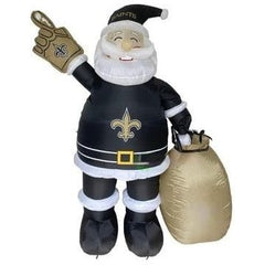 Gemmy Inflatables Inflatable Party Decorations 7' NFL New Orleans SAINTS Santa Claus by Gemmy Inflatables 620296