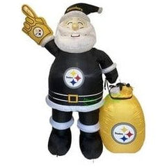 Gemmy Inflatables Inflatable Party Decorations 7' NFL Pittsburgh STEELERS Santa Claus by Gemmy Inflatables 620298