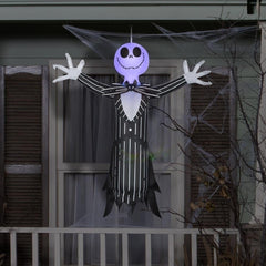 4' Halloween Hanging Jack Skellington w/ Blinking light by Gemmy Inflatable