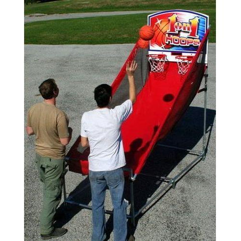 POGO Inflatable Bouncers 1 on 1 Electronic Basketball Interactive Carnival Game by POGO