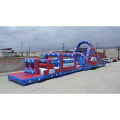 18'H All American Wet & Dry Obstacle Course by Ultimate Jumpers