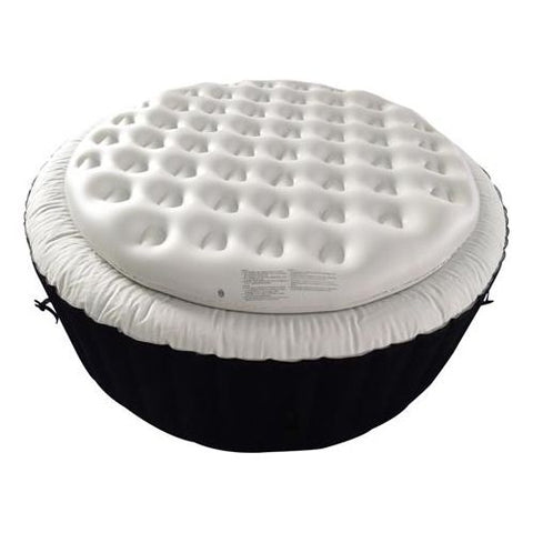 Aleko Hot Tub Accessories White Inflatable Round Insulator Top for 4-Person Inflatable Hot Tub by Aleko 655222807212 HTRP4WH-AP White Inflatable Round Insulator Top 4-Person Hot Tub Aleko HTRP4WH-AP