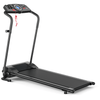 Image of costway Fitness 1.0 HP Electric Mobile Power Foldable Treadmill with Operation Display for Home by Costway 781880217800 57420396 2.25HP Electric Motorized Power Treadmill Blue Backlit LCD Costway