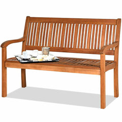 Two Person Outdoor Garden Bench by Costway