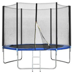 10 ft Combo Bounce Jump Safety Trampoline with Spring Pad Ladder by Costway