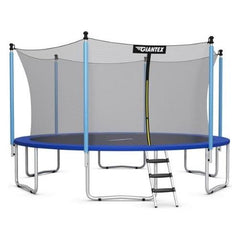 12 FT Trampoline Combo Bounce with Spring Pad Ladder by Costway