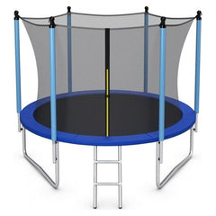 Costway Trampolines 14 Feet Jumping Exercise Recreational Bounce Trampoline with Safety Net by Costway 781880236078 43702591 14 Ft Jumping Exercise Recreational Trampoline Safety Net Costway