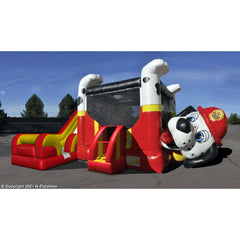 14'H Fire Dog Belly Bouncer Combo by Cutting Edge