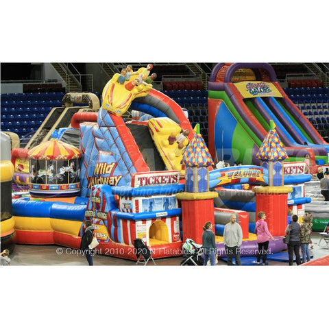 Cutting Edge Inflatable Bouncers 20'H Midway Amusement Park Obstacle Course by Cutting Edge 781880294870 OB270101 20' Midway Amusement Park Obstacle Course by Cutting Edge SKU#OB270101