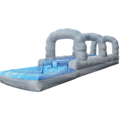 10'H Run N Splash Rock Arches 2 Lane Slide by eInflatables