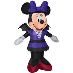 Gemmy Inflatables Inflatable Party Decorations 3 1/2' Disney Minnie Mouse In Bat Costume by Gemmy Inflatables 224993