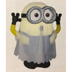 3 1/2' Halloween Minion Dressed As Ghost by Gemmy Inflatables