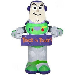 Gemmy Inflatables Inflatable Party Decorations 3 1/2' Toy Story 4 Buzz Lightyear w/ Halloween Banner by Gemmy Inflatables 781880239529 222965 3 1/2' Toy Story 4 Buzz Lightyear Halloween Banner Gemmy Inflatables