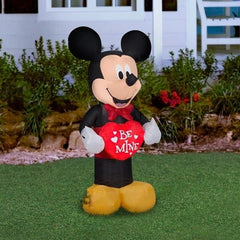 3 1/2' Valentine's Day Disney Mickey Mouse Holding 