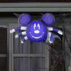 4' Disney Hanging Mickey Mouse As A Spider by Gemmy Inflatables
