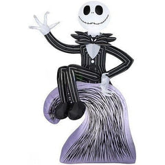Gemmy Inflatables Inflatable Party Decorations 5' Halloween Nightmare Before Christmas Jack Skellington Sitting On Mountain Swirl by Gemmy Inflatables 781880239260 225351 5' Nightmare Jack Skellington Mountain Swirl Gemmy Inflatables