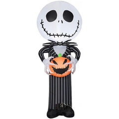 Gemmy Inflatables Inflatable Party Decorations 5' Halloween Nightmare Before Christmas Jack Skellington w/ Jack O' Lantern by Gemmy Inflatables 781880239161 225344 5' Halloween Nightmare Christmas Jack Skellington JackO Lantern Gemmys