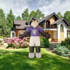 7' NFL Baltimore Ravens Poe Mascot by Gemmy Inflatables