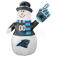 Gemmy Inflatables Inflatable Party Decorations 7' NFL Carolina PANTHERS Snowman by Gemmy Inflatables 2885601-479795