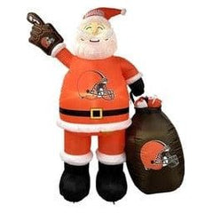Gemmy Inflatables Inflatable Party Decorations 7' NFL Cleveland Browns Santa Claus by Gemmy Inflatables 608-100-SC