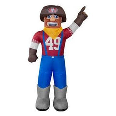 Gemmy Inflatables Inflatable Party Decorations 7' NFL San Francisco 49er's Sourdough Sam Mascot by Gemmy Inflatables 526350