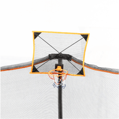 14' Round Combo With Powder Coated Legs & Mesh Hoop by JumpKing