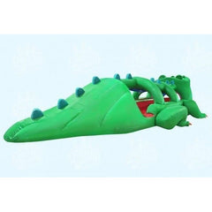 10'H Crocodile Slide N Splash by Magic Jump
