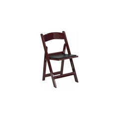 Party Tents Direct Folding Chairs & Stools Mahogany Resin Folding Chairs by Party Tents 754972295413 2138 Mahogany Resin Folding Chairs by Party Tents SKU#2138