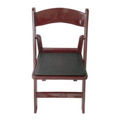 Mahogany Resin Folding Chairs by Party Tents