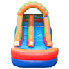 Image of POGO Inflatable Bouncers 12'H Crossover Rainbow Inflatable Water Slide with Blower, Backyard Party Package by POGO 754972325158 5512 12'H Crossover Rainbow Water Slide w/ Blower, Backyard Party Package 
