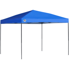 Shelterlogic Canopy Tents 10 ft. x 10 ft. Blue Shade Tech ST100 Straight Leg Pop-Up Canopy by Shelterlogic 085955076553 157379DS 10 ft. x 10 ft. Blue Shade Tech ST100 Straight Leg Pop-Up Canopy