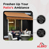 Image of Aleko Awnings 20x10 Feet Sand Retractable Awning Fabric Replacement by Aleko 013964950212 FAB20x10SAND31-AP