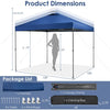 Image of Costway Canopies & Gazebos 10 x 10 Feet Foldable Outdoor Instant Pop-up Canopy with Carry Bag by Costway 10 x 10 Feet Foldable Outdoor Instant Pop-up Canopy with Carry Bag 