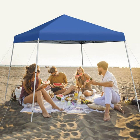 Costway Canopies & Gazebos 10 x 10 Feet Outdoor Instant Pop-up Canopy with Carrying Bag by Costway 10 x 10 Feet Outdoor Instant Pop-up Canopy with Carrying Bag Costway