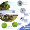 Image of Costway Canopies & Gazebos 10 x 20 Feet Pop up Canopy Tent with Removable Sidewalls for Party by Costway 27438961 10 x 20 Feet Pop up Canopy Tent with Removable Sidewalls for Party 