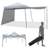 Image of Costway Canopies & Gazebos 10x10FT Gray Patio Instant Pop-up Canopy Folding Tent with Sidewalls and Awnings Outdoor by Costway 39618754 10x10FT Gray Patio Popup Canopy Folding Tent Sidewalls Awnings Outdoor