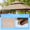 Image of Costway Canopies & Gazebos 13.5 x 4 Feet Patio BBQ Grill Gazebo Canopy with Dual Side Awnings by Costway 90721345 13.5 x 4 Feet Patio BBQ Grill Gazebo Canopy with Dual Side Awnings 