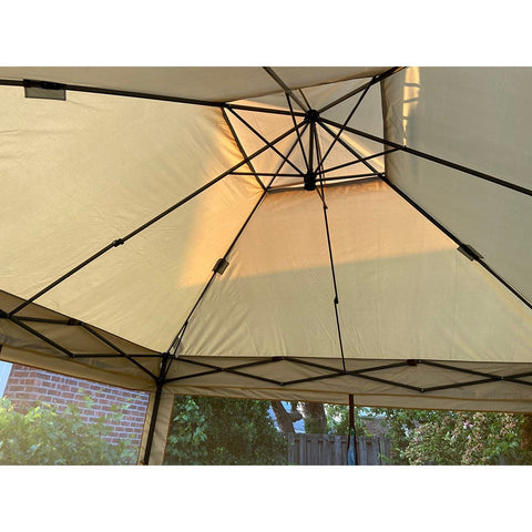 Costway Canopies & Gazebos 13 x 13 Feet Pop-up Instant Gazebo Canopy Tent with Mesh Sidewall by Costway 49786152 13 x 13 Feet Pop-up Instant Gazebo Canopy Tent with Mesh Sidewall 