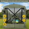 Image of Costway Canopies & Gazebos 6.7 x 6.7 Feet Pop Up Gazebo with Netting and Carry Bag by Costway 52487139