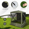 Image of Costway Canopies & Gazebos 6.7 x 6.7 Feet Pop Up Gazebo with Netting and Carry Bag by Costway 52487139