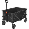 Image of costway Food Service Carts Outdoor Folding Wagon Cart with Adjustable Handle and Universal Wheels by Costway