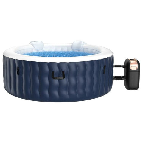 Costway Hot tub 4 Person Inflatable Hot Tub Spa with 108 Massage Bubble Jets by Costway 4 Person Inflatable Hot Tub Spa with 108 Massage Bubble Jets #98637254