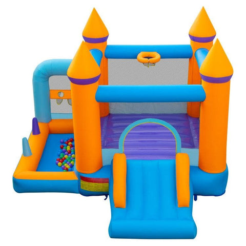 Costway Inflatable Bouncers 5-in-1 Inflatable Bounce Castle with Ocean Balls and 735W Blower by Costway 7 in 1 Inflatable Water Slide Park by Costway SKU# 71962345