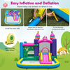 Image of Costway Inflatable Bouncers 6-in-1 Kids Inflatable Unicorn-themed Bounce House by Costway